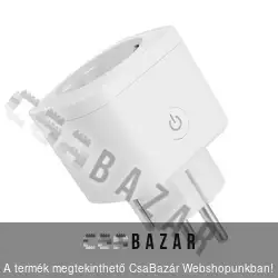Fogyasztás mérős Wifi-s okos konektor