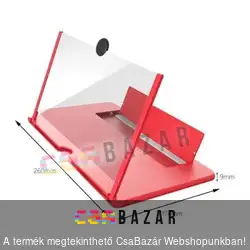 Mobiltelefon, tablet kijelző, képernyő nagyító