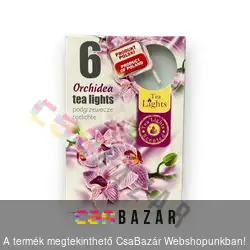 Illatmécses, teamécses orchidea illatban 6 db-os
