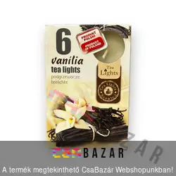 Illatmécses, teamécses vanília illatban 6 db-os