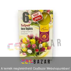 Illatmécses, teamécses tulipán illatban 6 db-os