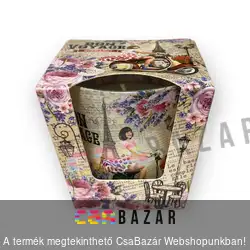 Illatgyertya, illatmécses üvegben Bon Voyage