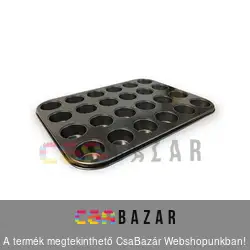 24-es teflonbevonatos mini muffinsütő