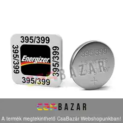 Energizer 395/399 1,55V alkaline gombelem, óraelem