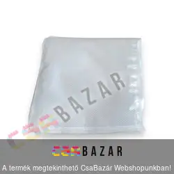 13 x 55 cm-es légbordás háztartási vákuum tasak - sous vide fólia tasak 1 db