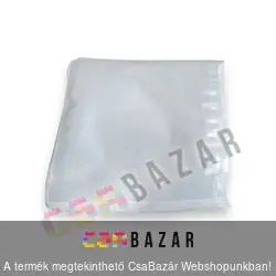 20 x 30 cm-es légbordás háztartási vákuum tasak - sous vide fólia tasak 1 db