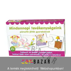 Mindennapi tevékenységeink - párosító játék