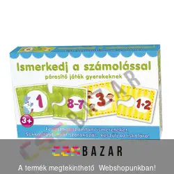 Ismerkedj a számolással - párosító játék