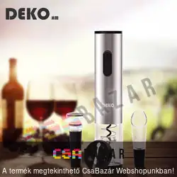 Elektromos palacknyitó, dugóhúzó - elemes