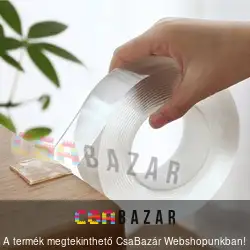 Extra erős kétoldalas nano ragasztószalag - 300 x 3 x 0,2 cm - akril
