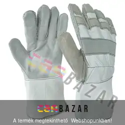 Munkás kesztyű marha hasítékbőr tenyerű rakodókesztyű - 9-es méret