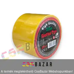 Széles szigetelőszalag 20 m x 5 cm sárga