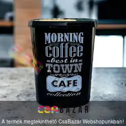 Pedálos szemetes kuka 11 L - morning coffee mintás