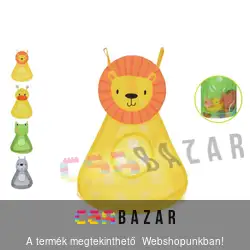 Hálós játéktároló, fürdőjáték tartó - több féle