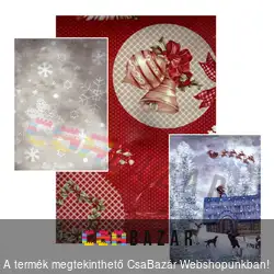 Karácsonyi asztalterítő 140x100cm viaszos vászon