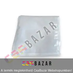 25 x 35 cm-es légbordás háztartási vákuum tasak - sous vide fólia tasak 1 db