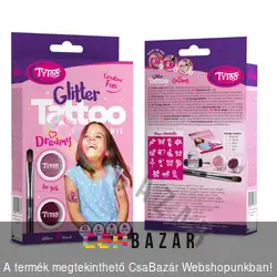 TyToo Glitter Tattoo Dreamy csillámtetoválás szett