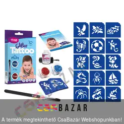 TyToo Glitter Tattoo Plucky csillámtetoválás szett