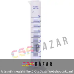 Műanyag mérőhenger 50 ml