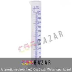 Műanyag mérőhenger 250 ml
