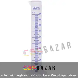 Műanyag mérőhenger 500 ml