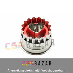 Linzerkiszúró rugós - szív