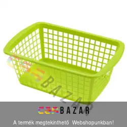 Műanyag kosár családi 37x24x14 cm