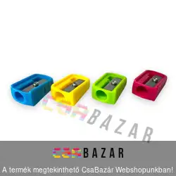 Hegyező 1 lyukú Keyroad Classic 1 db - vegyes színek