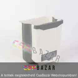Ajtóra akasztható szemetes kuka - 24 x 16 x 26 cm