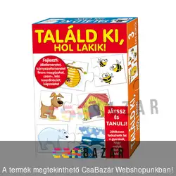 Találd ki, hol lakik - készségfejlesztő játék