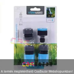Locsoló gyorscsatlakozó készlet 4 db-os 1/2-es - kék