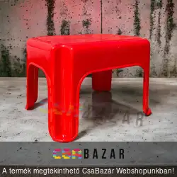 Műanyag sámli, kisszék, ülőke - Midi 25 cm magas
