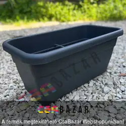 Óriás virágláda 60 x 30 cm antracit