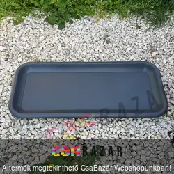 Óriás virágláda alátét 97 cm-es antracit