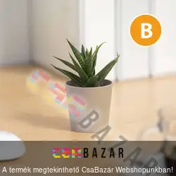 Műnövény dekoráció cserepes - 6 x 9 cm - több féle