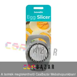 Tojásszeletelő műanyag - 13 x 8,4 x 3,8 cm - BPA mentes