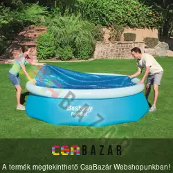 Bestway Univerzális szolártakaró 305 cm, medence takaró fólia