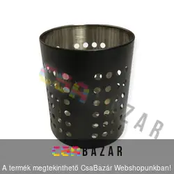 Inox evőeszköz szárító, csepegtető - fekete