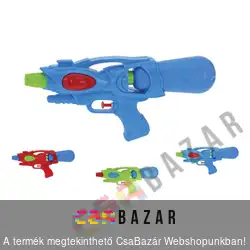 Tartályos közepes vízipisztoly, vízipuska 30 cm
