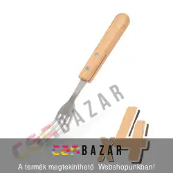 Fa nyelű 4 db-os grill villa, BBQ készlet