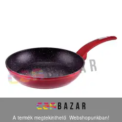 Alumínium serpenyő 26 cm tapadásmentes bevonattal, Metal Red Line - Indukciós