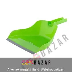 Bonus Szemétlapát gumi éllel zöld - Hendrix gumis lapát HACCP