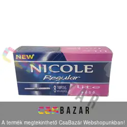 Nicole Regular tampon 8db-os Lite