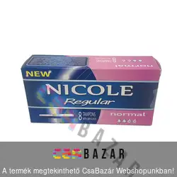 Nicole Regular tampon 8db-os Normal