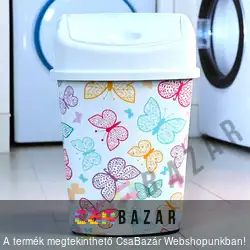Billenős szemetes kuka 8L- lepkék