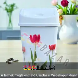 Billenős szemetes kuka 8L- tulipán