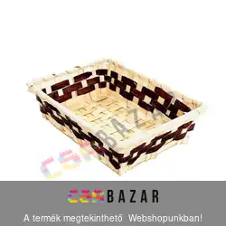 Bambusz kosár 24 x 17 x 7 cm