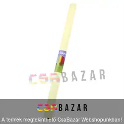 Krepp papír 50x200cm, 02 elefántcsont