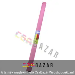 Krepp papír 50x200cm, 11 rózsaszín