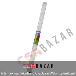 Krepp papír 50x200cm, 31 ezüst